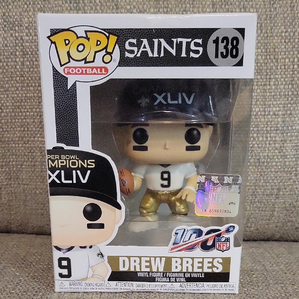 Funko Pop! Saints Figure with Black and Gold
